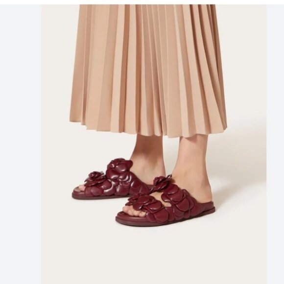 VALENTINO GARAVANI ATELIER 03 ROSE EDITION SLIDE SANDALS SIZE 36.5 NWT NIB - Picture 2 of 6